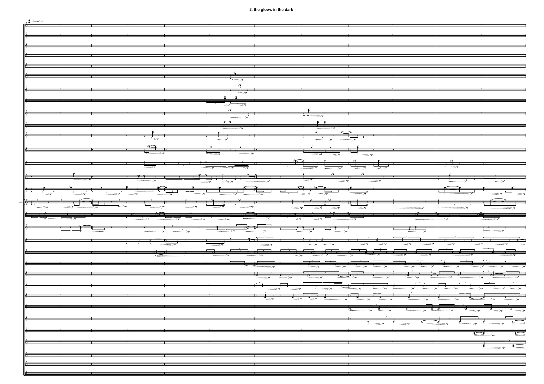 Chaconne — score sample 3