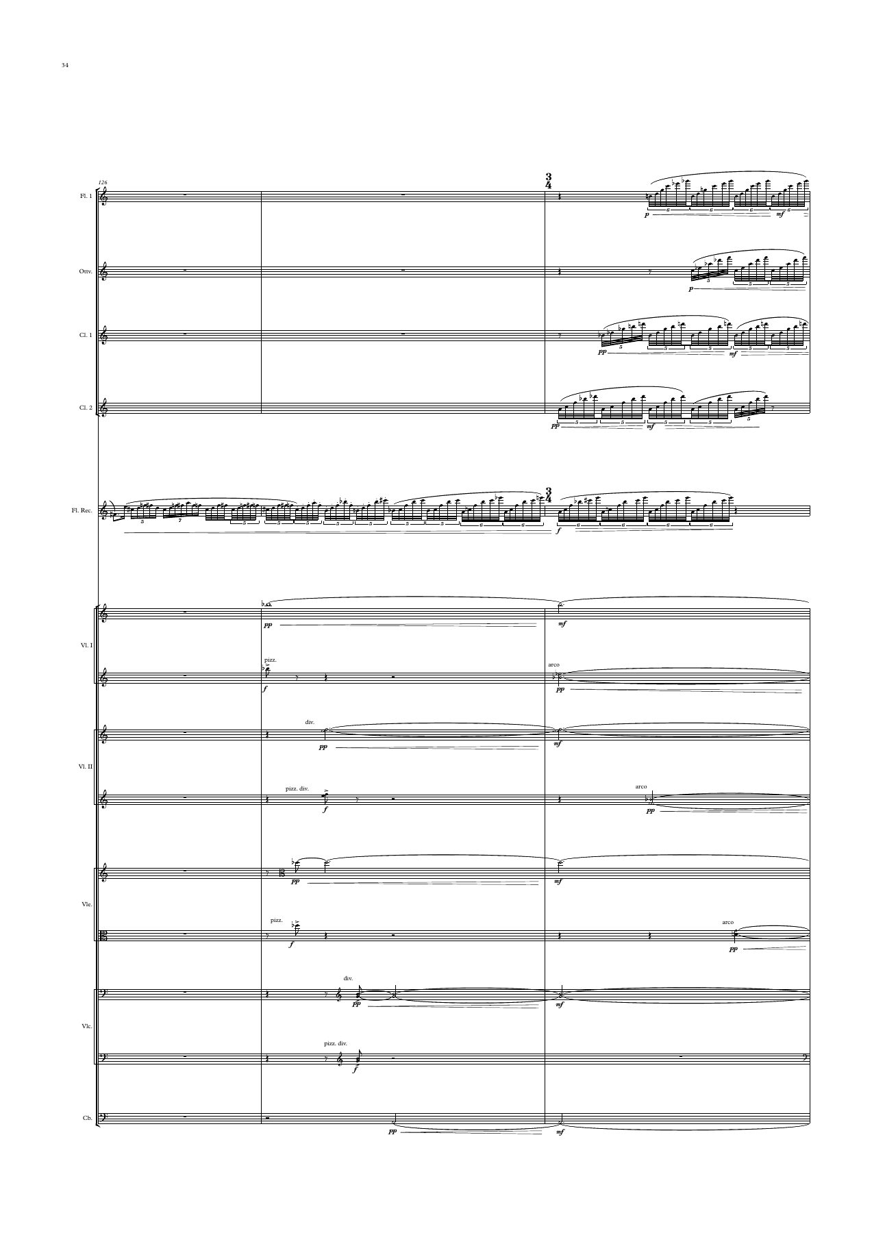 Recorder Concerto — score sample 3